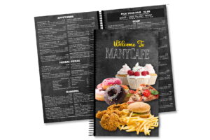 Spiral Bound Menus