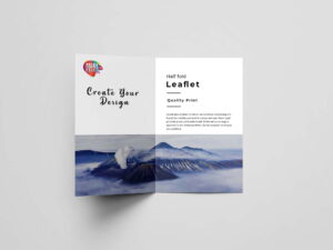 Half Folded Leaflet