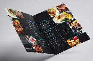 Half Folded Menus